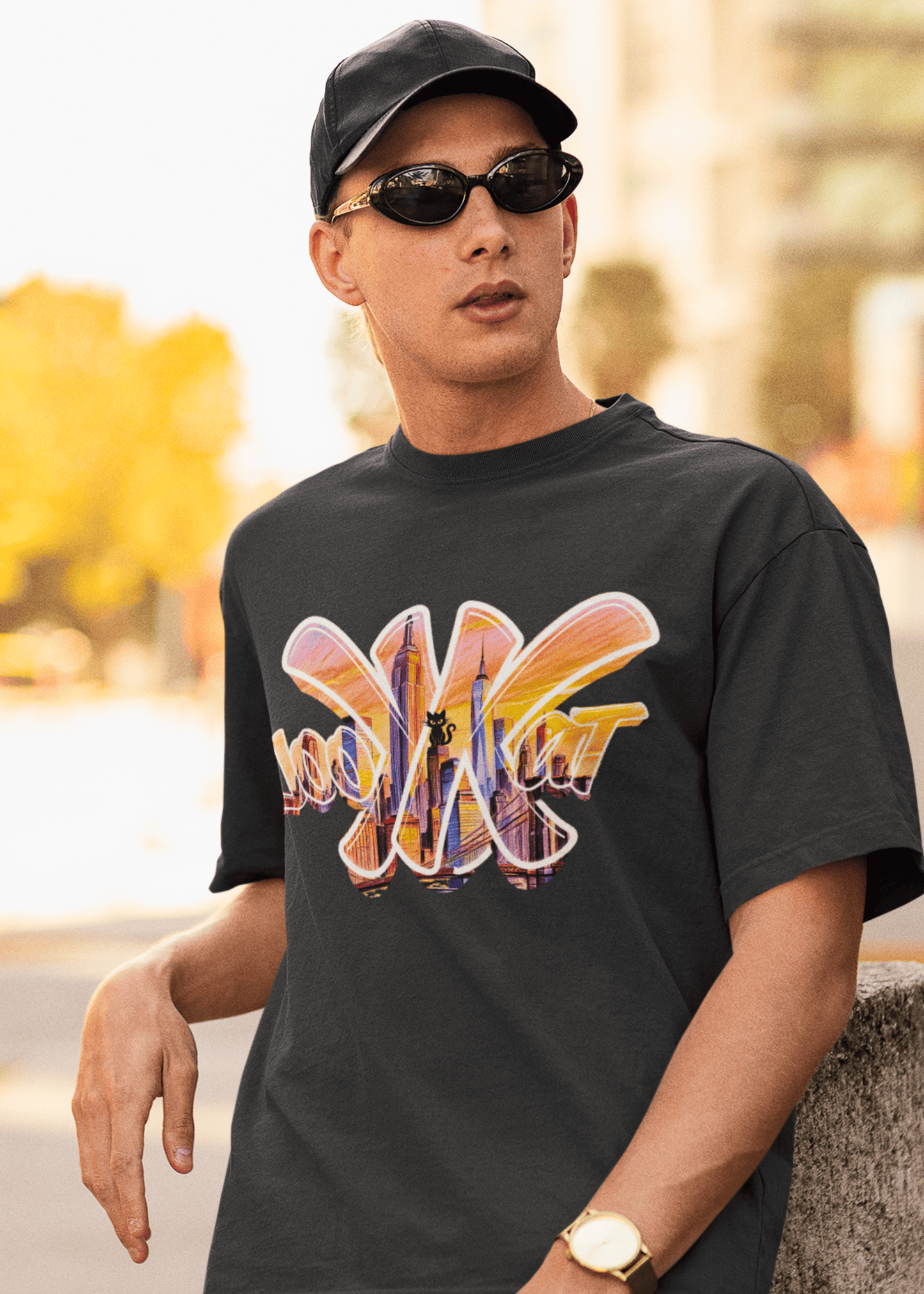 Back To The KoolKat's Roots Special Limited Edition (retro color)- Oversized Streetwear Unisex Tee